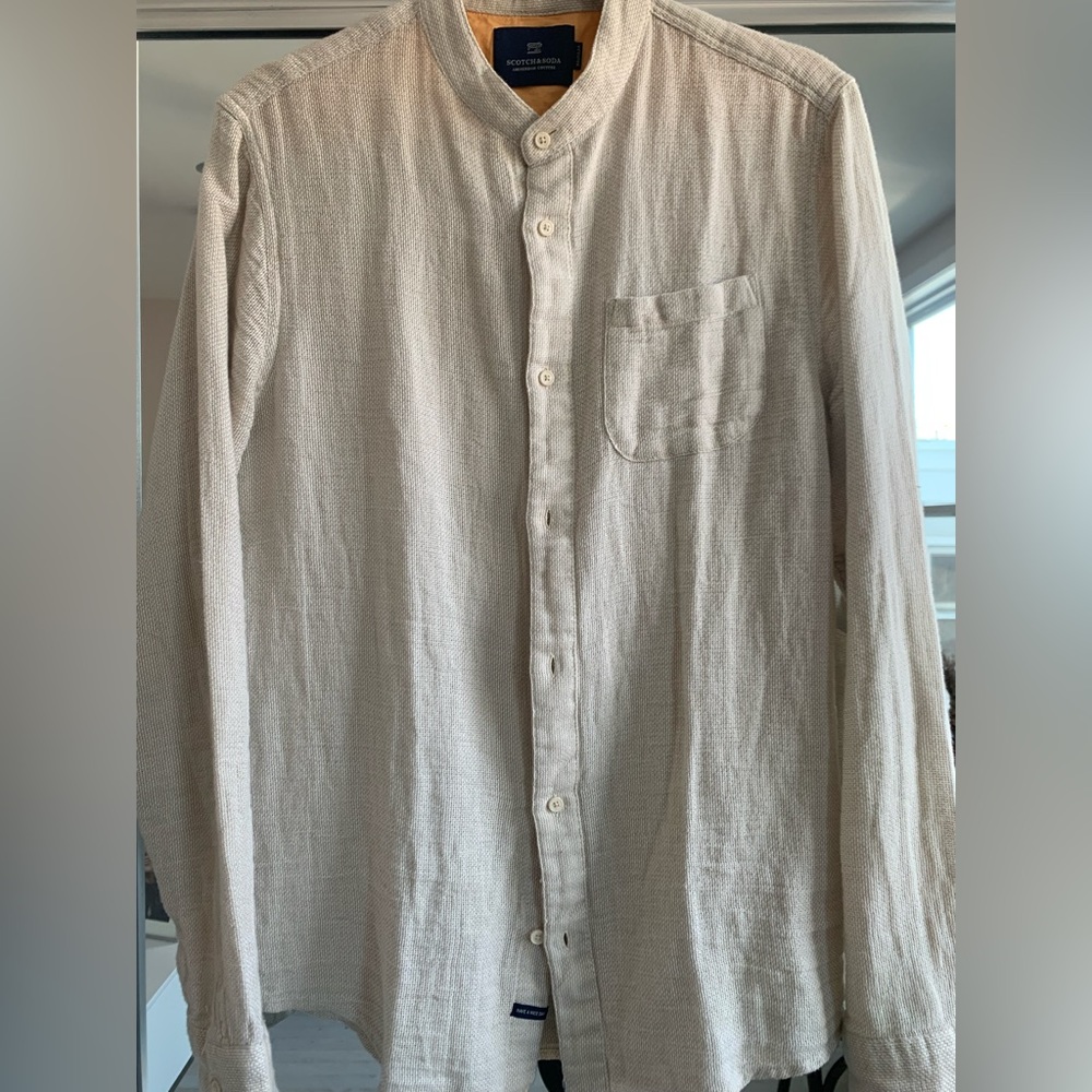 Scotch and Soda woven button-up